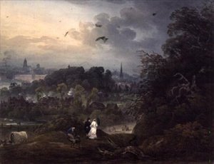 Blick auf Shrewsbury von Norden