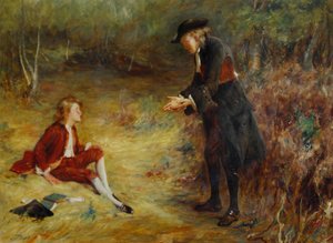 John Pettie - Eine Predigt am Straßenrand von John Pettie