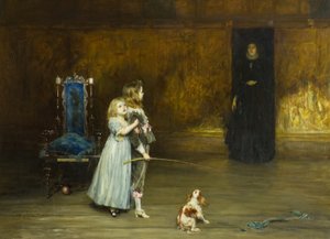 Szene aus Walter Scotts Roman 