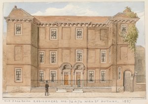 Alte jakobinische Residenzen, Nr. 72 und 74, High Street, Putney, London, 1887