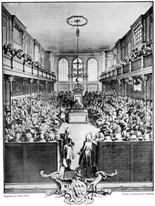 Das Unterhaus, 1742, ca. 1920 von John Pine