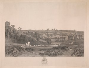 Ansicht von Oxford von der Abingdon Road von John Pye