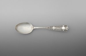 Teelöffel (einer von einem Paar), ca. 1860-90 (Silber) von John R. Wendt