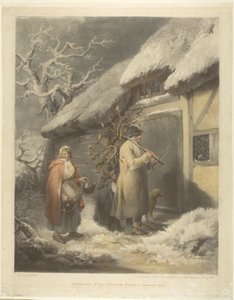 Familie im Cottage von John Raphael Smith