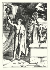 Die Zwillinge (Stich) von John Reinhard Weguelin