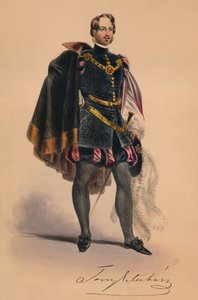 Gast im Kostüm des 16. Jahrhunderts für Queen Victorias Kostümball, 12. Mai 1842, 1843 von John Richard Coke Smyth