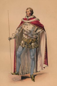 Gast im Kostüm für Königin Victorias Bal Costumé, 12. Mai 1842, 1843 von John Richard Coke Smyth