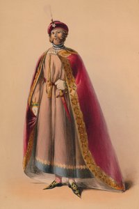 Gast im Kostüm für Queen Victorias Bal Costumé, 12. Mai 1842, 1843 von John Richard Coke Smyth