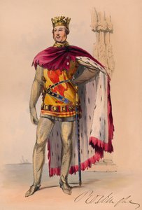 James Innes-Ker im Plantagenet-Kostüm für Queen Victorias Kostümball, 12. Mai 1842 von John Richard Coke Smyth