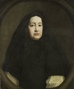 Porträt von Katharine Elliot (gestorben 1688), Zofe der Herzogin Anne von York und Erste Kammerfrau von Königin Maria von Modena, der ersten und zweiten Ehefrau von James II. von England von John Riley (copy after)
