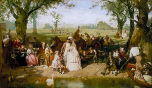 Ein Sommertag im Hyde Park, 1858 von John Ritchie