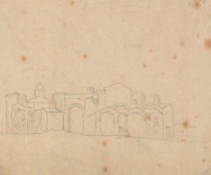Bäder von Diokletian von John Robert Cozens