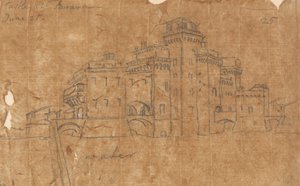 Schloss in Ferrara, 21. Juni