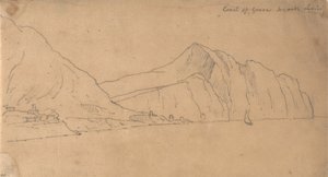 Küste von Genua Richtung Lerici von John Robert Cozens