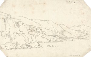 Östlich von Genua von John Robert Cozens
