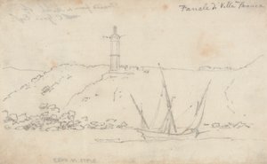 Fanale di villa Franca von John Robert Cozens