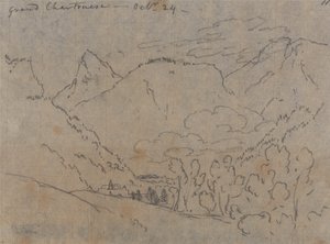 Grande Chartreuse, 24. Oktober von John Robert Cozens
