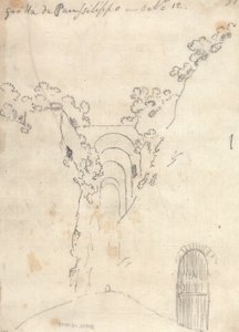 Grotte von Posillipo von John Robert Cozens