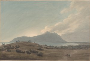Monte Circeo bei Sonnenuntergang