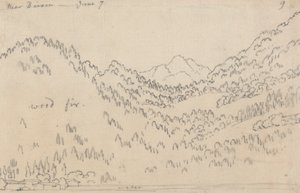 In der Nähe von Brixen, 7. Juni von John Robert Cozens