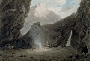 In der Nähe von Chiavenna in den Graubünden, ca. 1779 von John Robert Cozens