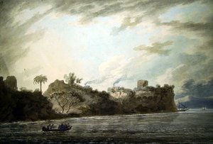 An der Küste von Posillipo, nahe dem Punkt, von Montechiaro