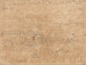 Teil von Padua von den Mauern von John Robert Cozens