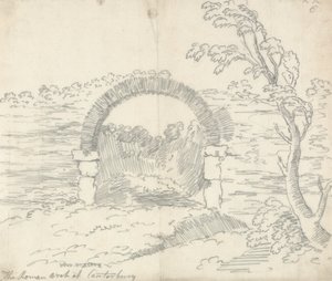 Der römische Bogen in Canterbury