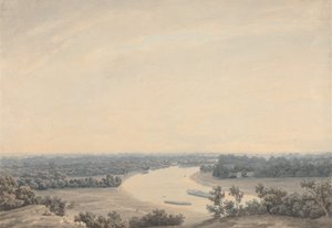 Die Themse von Richmond Hill aus nach Südwesten blickend