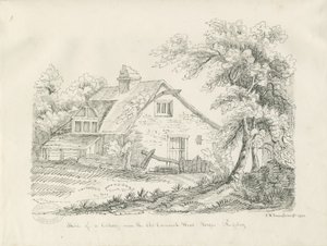 Rugeley - Hütte in der Nähe der Old Cannock Wood Forges von John Robert Fernyhough