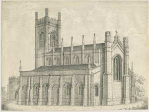 Rugeley Kirche von John Robert Fernyhough