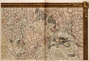 Karte von Hackney, Waltham und Wanstead von John Rocque