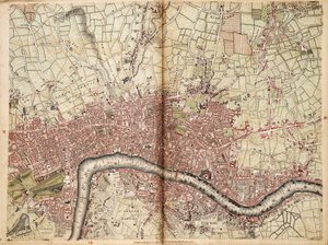 Karte von Islington, Westminster, City und Southwark