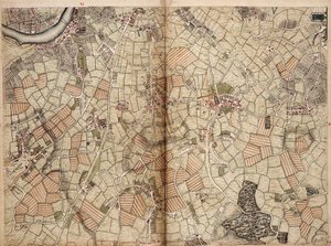 Karte von Vauxhall, Clapham, Peckham und Dulwich