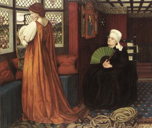 Juliet und ihre Amme von John Roddam Spencer Stanhope