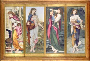 Die Arbeiten der Psyche, 1873 von John Roddam Spencer Stanhope