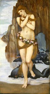 Venus, die aus dem Meer steigt, frühe 1870er Jahre