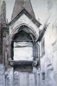 Das Grab von Cangrande I, Santa Maria Antica, Verona