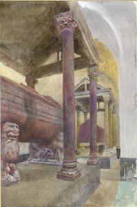 Das Grab von Friedrich II. im Dom von Palermo