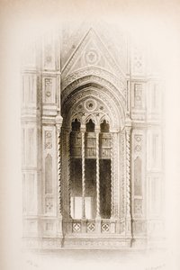 Maßwerk vom Campanile von Giotto, Florenz, aus 
