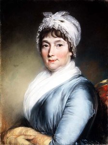 Porträt einer Dame mit Spitzenhaube