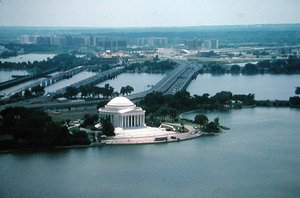 Jefferson Memorial, erbaut 1938-43 von John Russell Pope