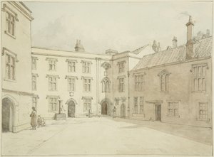 Innenansicht der Stadtschule in der Christmas Street von John Sanders