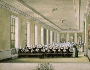 Der Speisesaal der Mädchen des Findelhauses, 1773