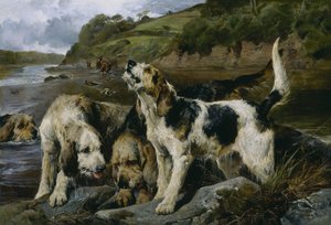 Otterjagd oder Auf der Fährte von John Sargent Noble