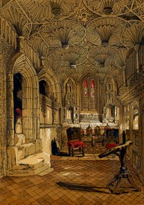 Chantry-Kapelle, angrenzend an die Beauchamp-Kapelle, Warwick, 1845