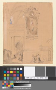 Das Grab von Van Balen, Antwerpen, 7. September 1832