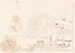 Ein Trockendock von John Sell Cotman