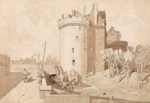 Schloss in Alençon von John Sell Cotman