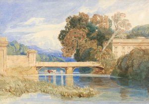 Schloss Navarre, nahe Évreux, Normandie von John Sell Cotman